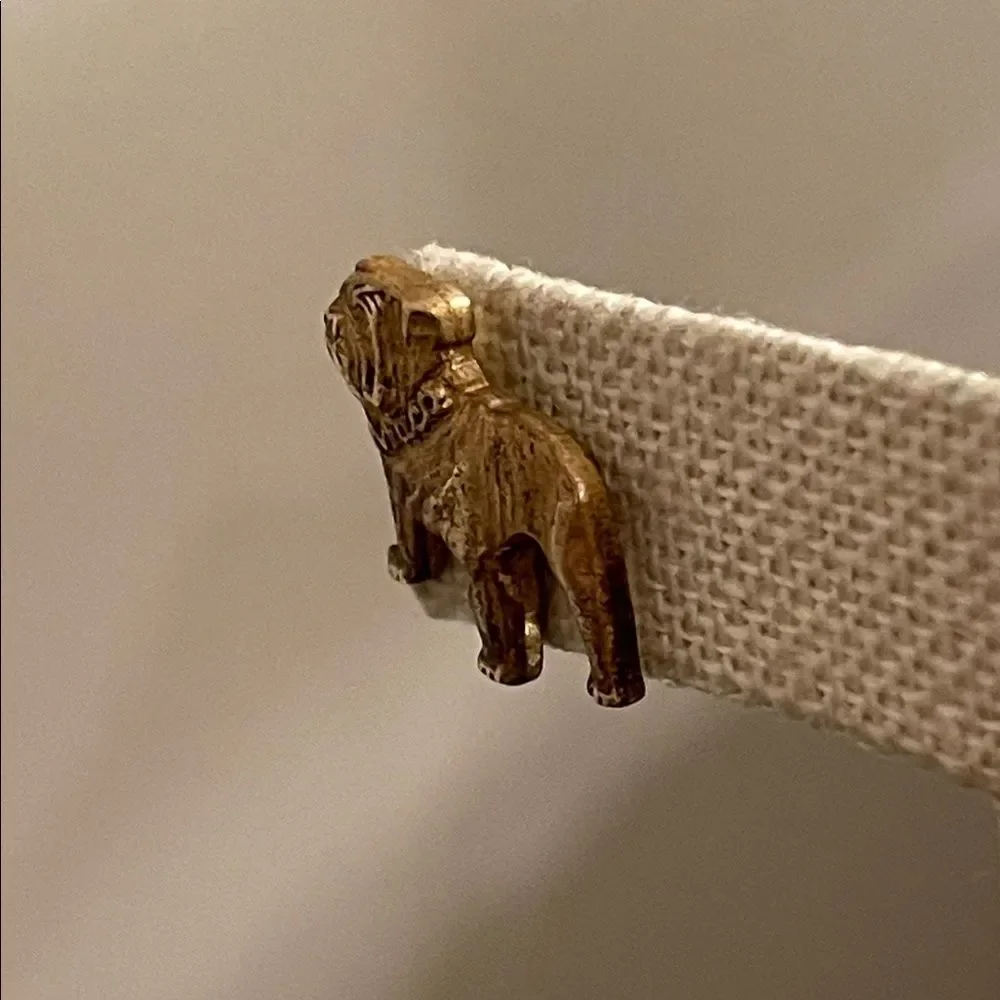 Vintage Bulldog Lapel Pin MACK TRUCK Dog Collectible Brooch Tie Tack